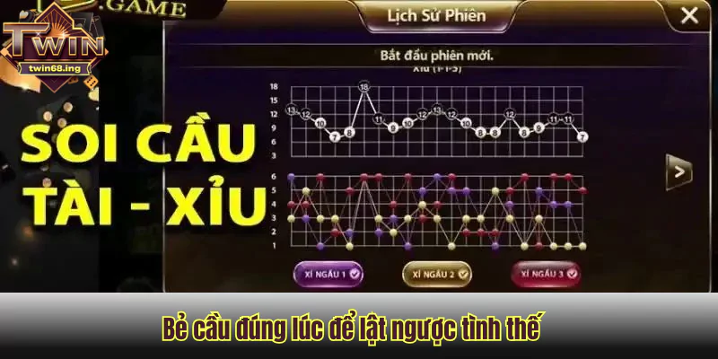 Bí kíp soi cầu Tài Xỉu Twin68 bất bại từ cao thủ 2 Bẻ cầu đúng lúc để lật ngược tình thế