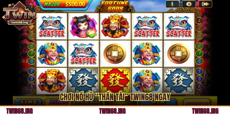 Chơi nổ hũ “thần tài” TWIN68 ngay