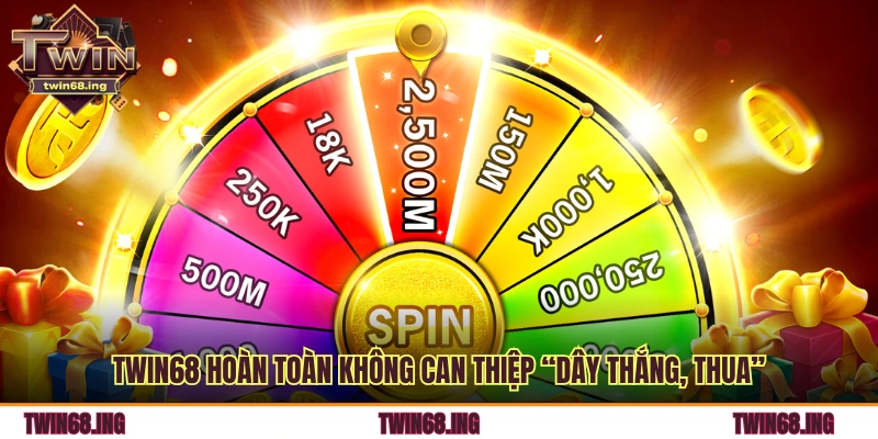 TWIN68 hoàn toàn không can thiệp “dây thắng/thua”